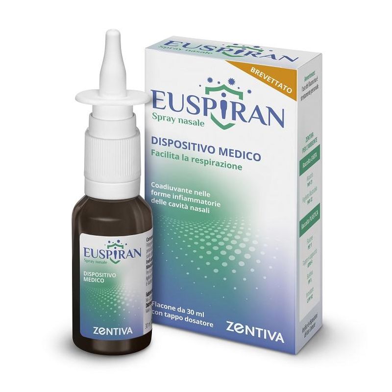 Euspiran Spray Nasale - Soluzione per Congestione Nasale, 30ml