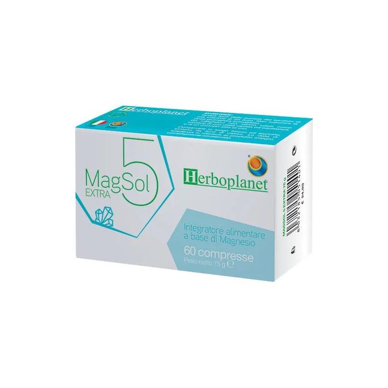 Herboplanet Magsol 5 Extra - Integratore Alimentare 60 Compresse