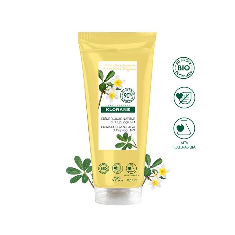 Klorane Crema Doccia al Fiore di Frangipane - 75ml