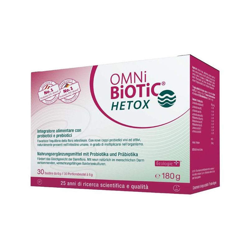 OMNI Biotic HETOX - Integratore Probiotico, 30 Bustine