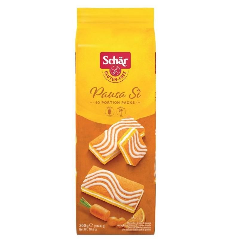 Schar Pausa Si Merendine Gusto Carota/Arancia 300g