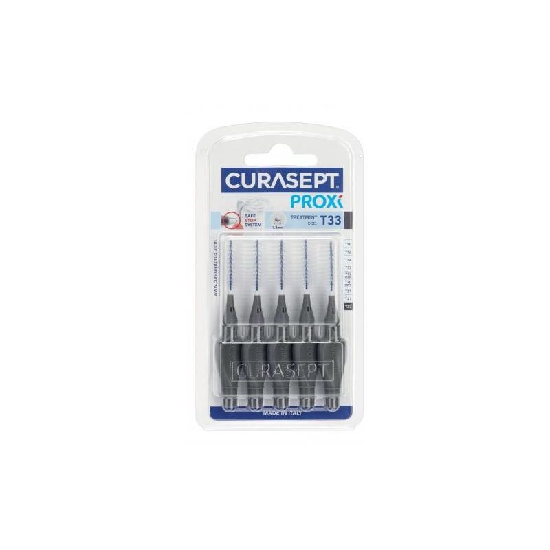 Curasept Proxi T33 Antracite, Confezione da 6 Pezzi