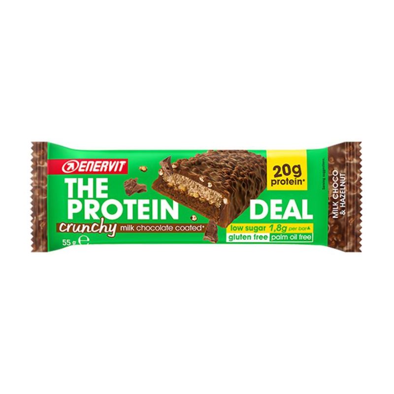 Enervit Crunchy Hazelnut Protein Bar 55g