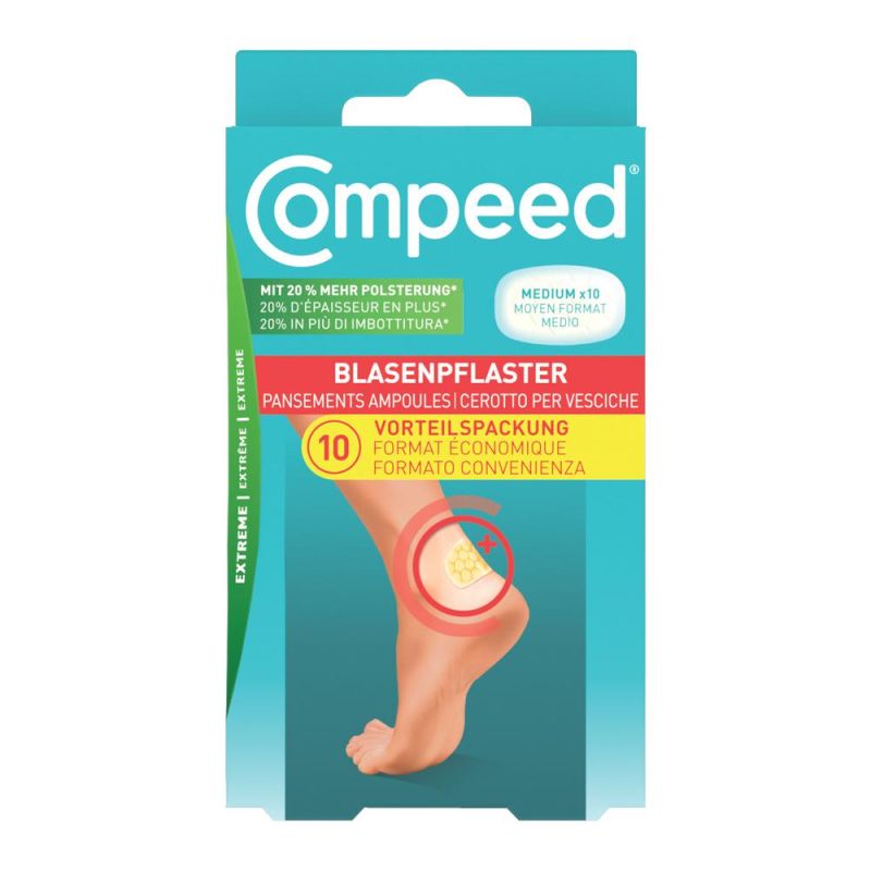 Compeed Cerotti Extreme per Vesciche Medie - Confezione da 10 Pezzi