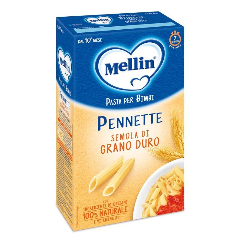 Mellin Pennette Pasta di Alta Qualità per Bambini, 280g
