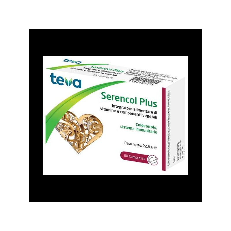 Teva Serencol Plus - Integratore Alimentare, 30 Compresse