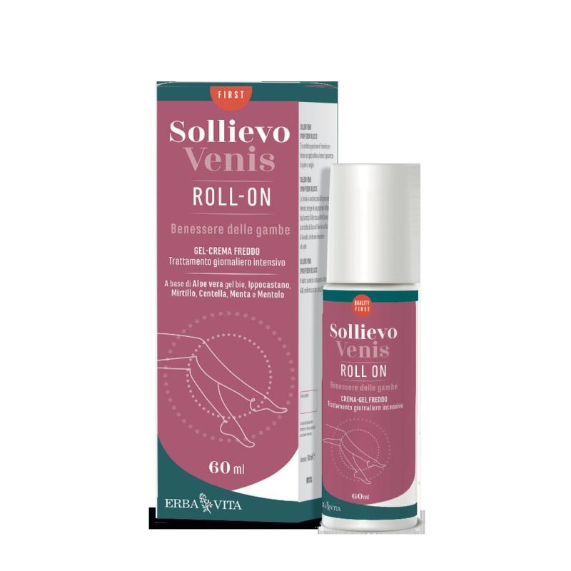 Erba Vita Venis Sollievo Roll-On 60ml