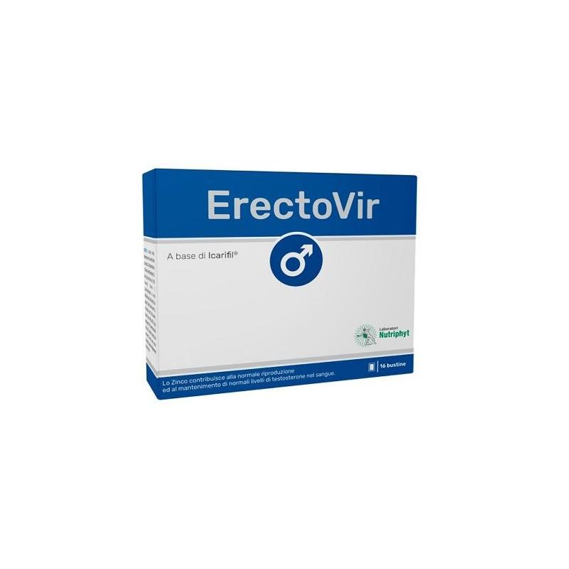 Erectovir - Integratore Maschile per la Potenza Sessuale, 16 Bustine