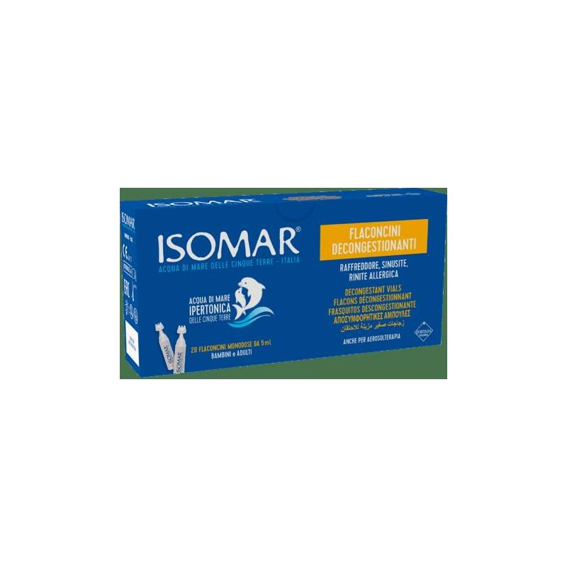 Isomar Decongestionante Nasale - Flaconcini da 5ml, Pacco da 20
