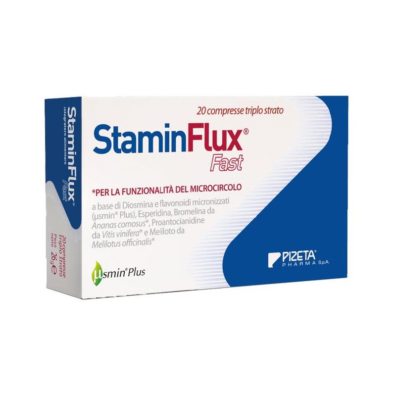 Staminflux Fast - Energia e Resistenza - 20 Compresse Effervescenti