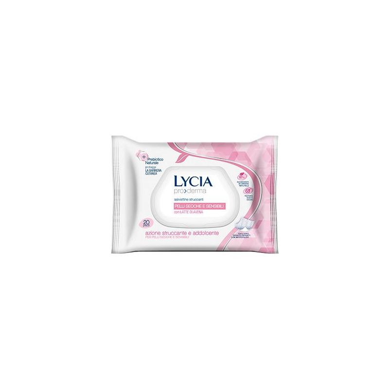 Salviettine Struccanti Ipoallergeniche per Pelli Secche e Sensibili - 20 Pezzi