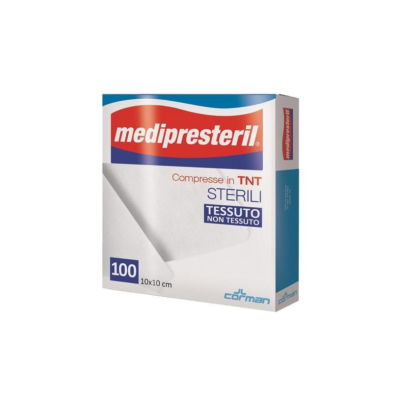 Garza Medipresteril Compressa TNT, 10x10 cm, 100 Pezzi