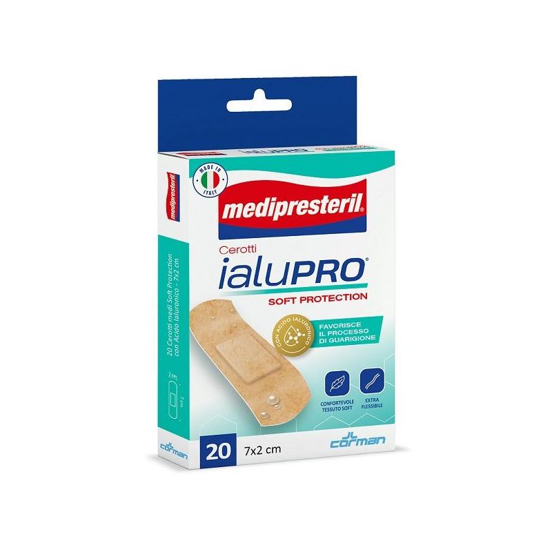 Medipresteril Ialupro Soft Protection - 20 Cerotti Sterili Morbidi 7x2cm