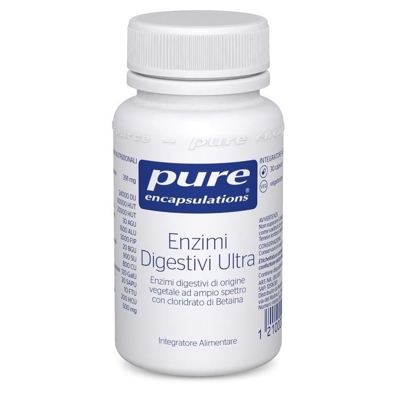 Pure Encapsulations Ultra Digestive Enzymes, 30 Capsule