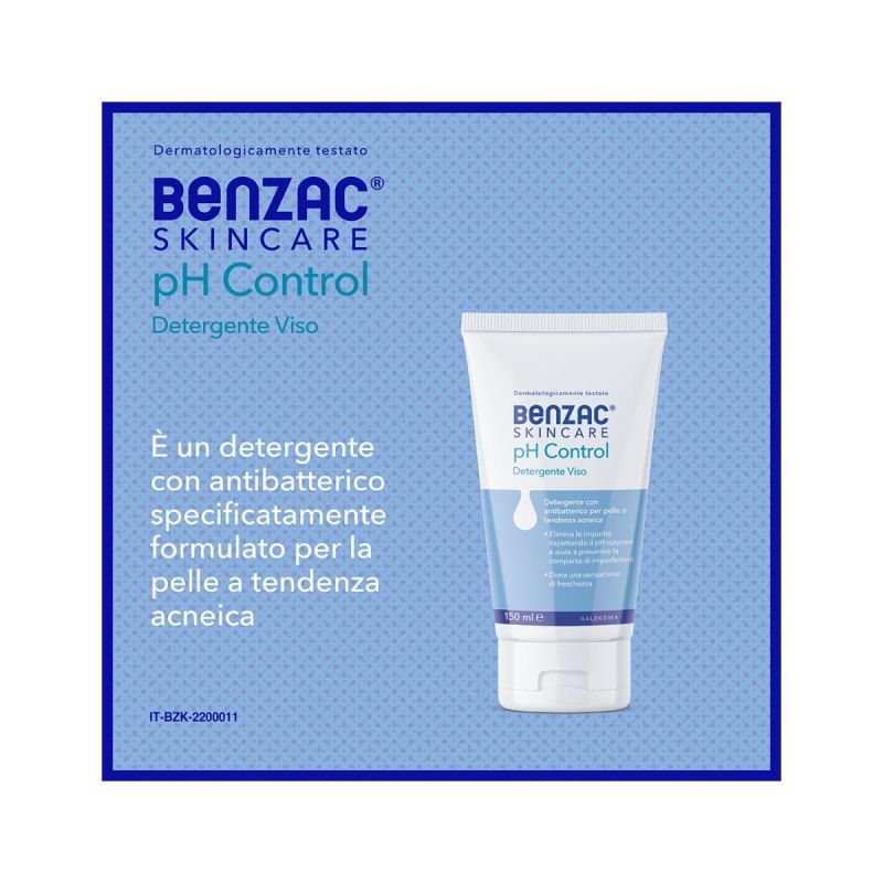 Benzac Skincare Detergente Viso per Pelle Acneica - 150ml