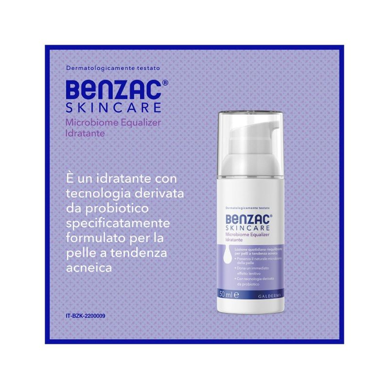 Benzac Equalizer Lozione Idratante Viso 50ml