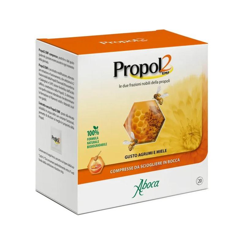 Aboca Propol2 EMF - Integratore Immunitario - 20 Compresse