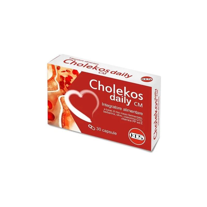 Kos Cholekos Daily - Supporto Naturale per il Colesterolo, 30 Capsule