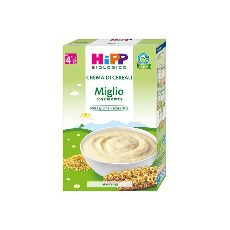 Hipp Bio - Purea Biologica di Miglio, Riso e Mais 200g