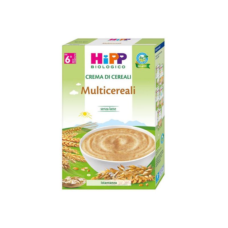 Hipp Bio Crema Multicereali per Bambini 6+ Mesi, 200g