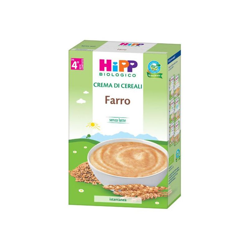 Hipp Bio Crema di Cereali al Farro Biologico per Bambini, 200g