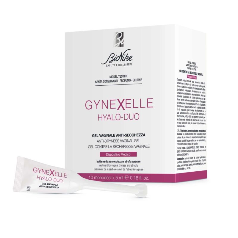 Bionike Gynexelle Hyalo-Duo Gel Vaginale, Confezione da 10 Monodose