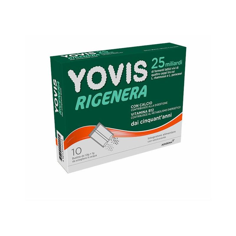 Yovis Rigenera - Supplemento Digestivo in 10 Bustine Pratiche