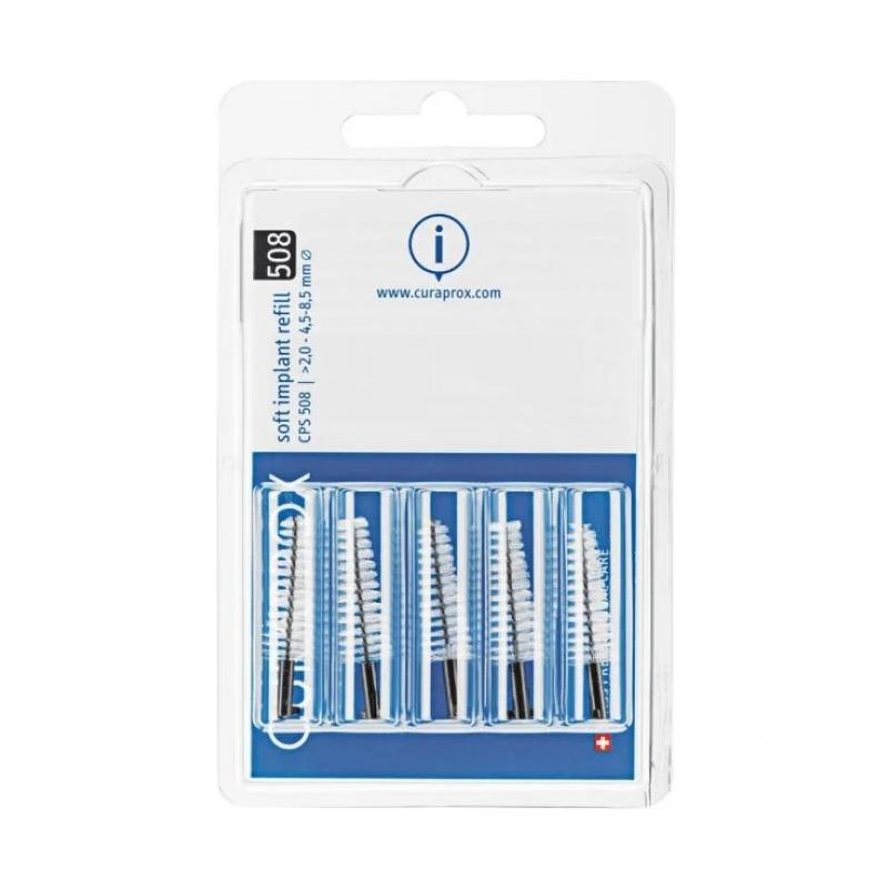 Curaprox CPS 508 Black Soft - Set di 5 Scovolini Interdentali