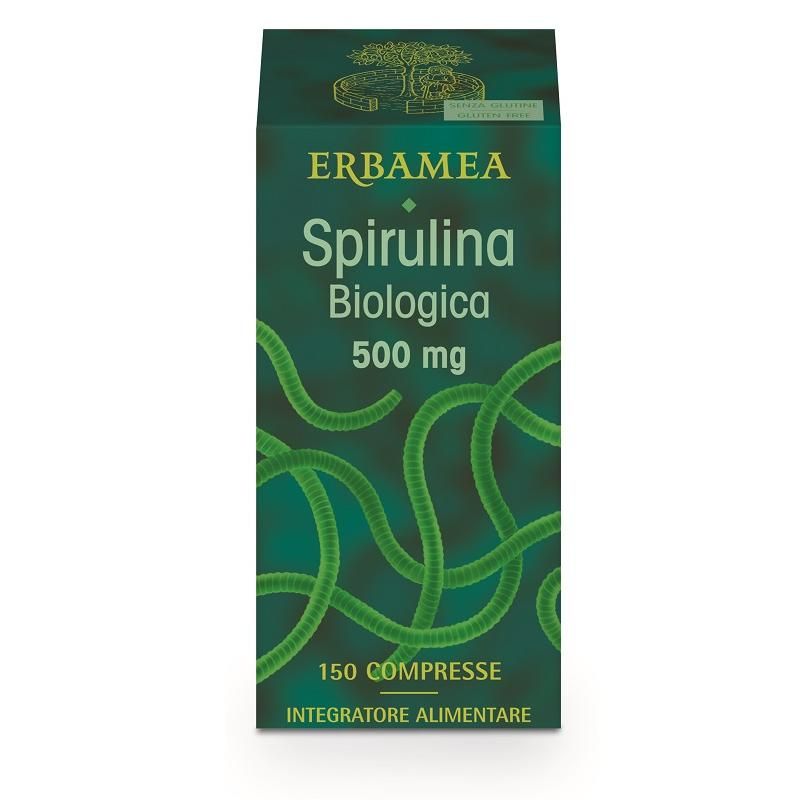 Spirulina Biologica Erbamea - Pura e Naturale, 150 Compresse