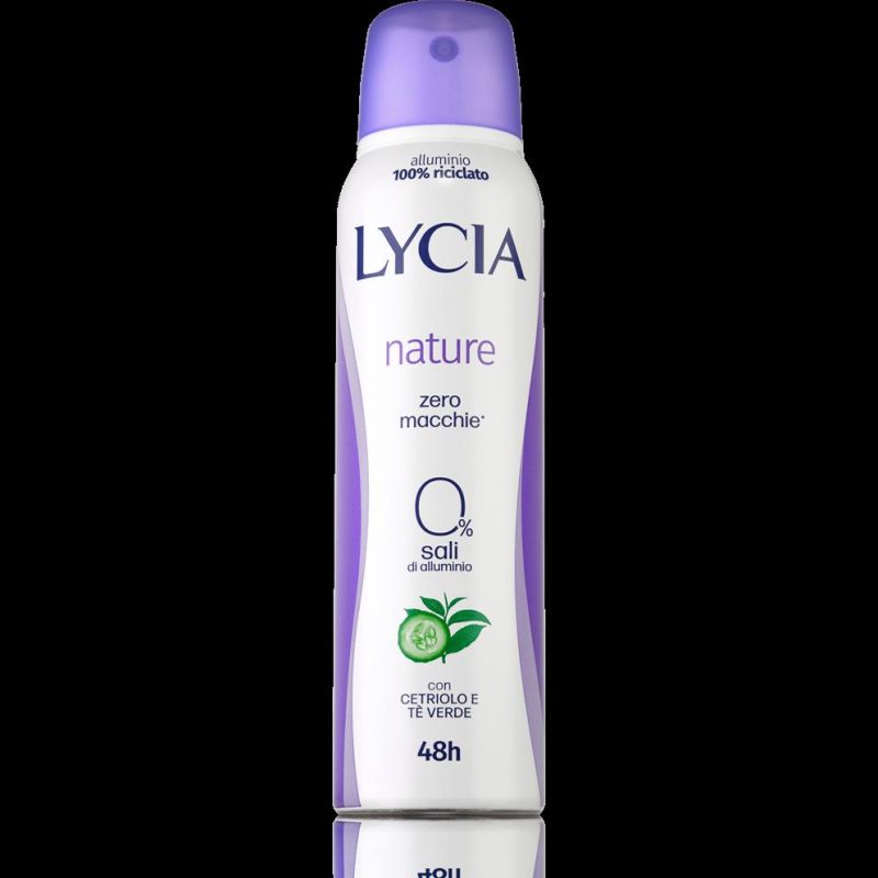 Lycia Nature Deodorante Spray al Tè Verde e Cetriolo - 150ml