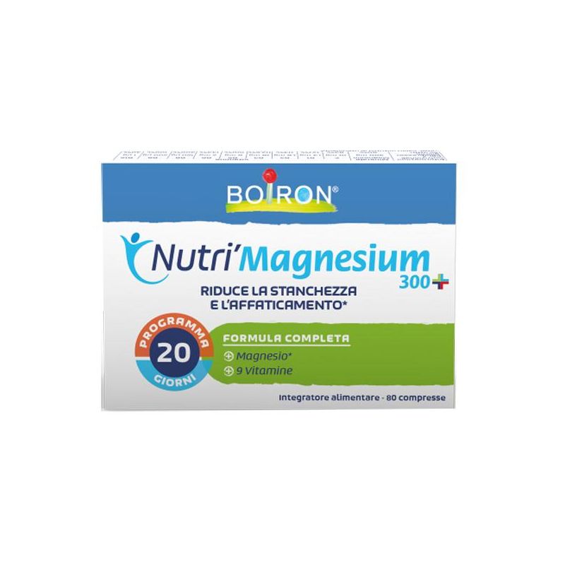 Boiron Nutri' Magnesium 300+ - Pacco da 80 Compresse