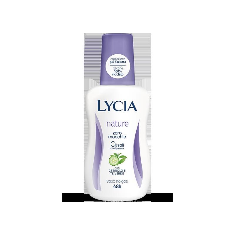 Lycia Nature Deodorante al Cetriolo e The Verde, 75ml