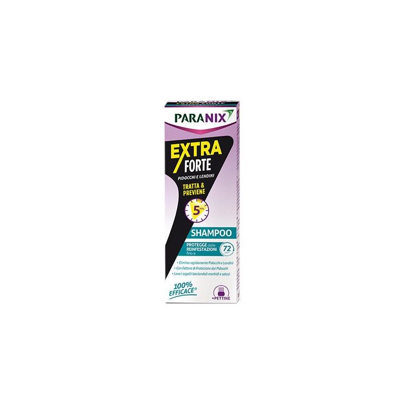 Paranix Extra Forte Shampoo 200ml per Pidocchi e Lendini