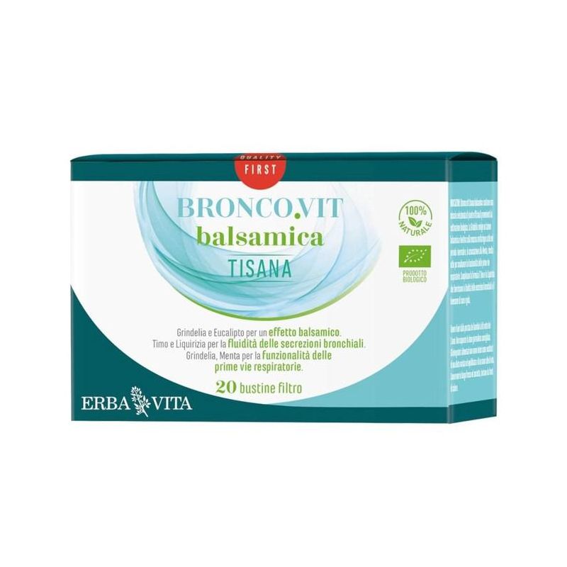 Erba Vita Broncovit - Tisana Balsamica 12 Bustine
