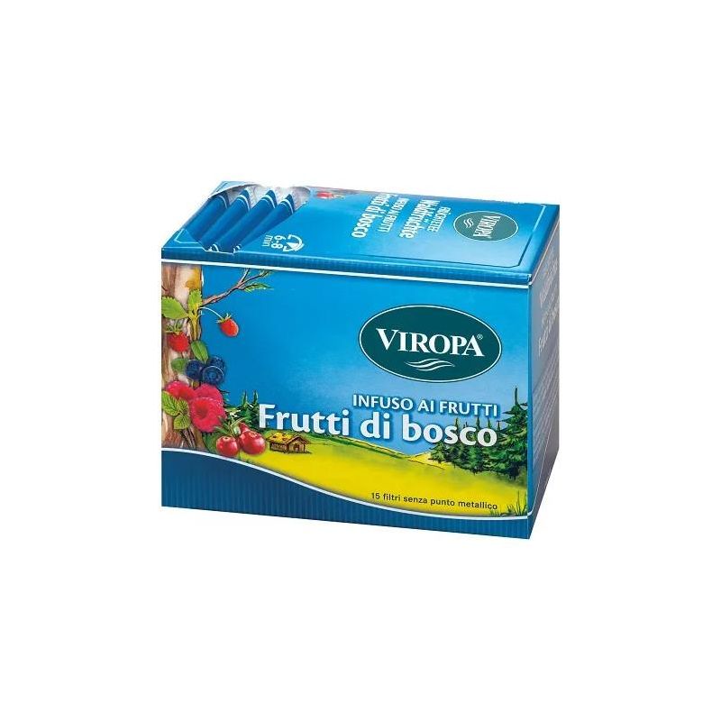 Viropa Infuso Bustine da 2,5g - Deliziosi Frutti di Bosco