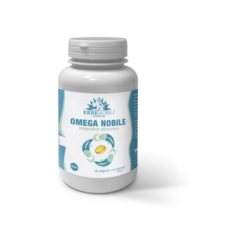 Erbe Nobili Omega Nobile - Integratore Salutare da 60 Softgel