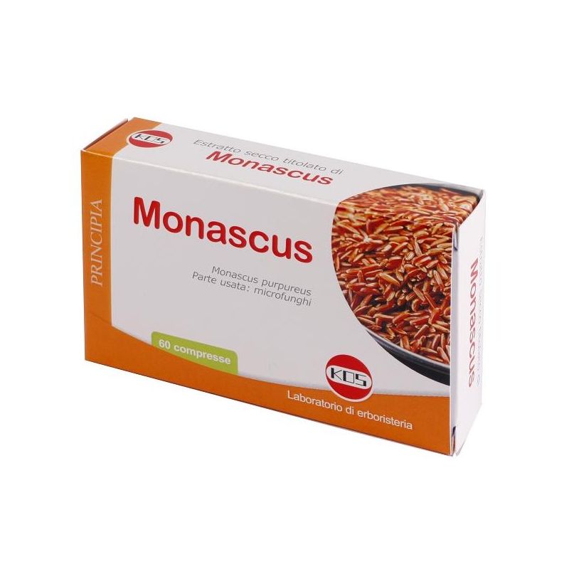 Kos Monascus - Estratto Secco - Integratore Alimentare, 60 Compresse