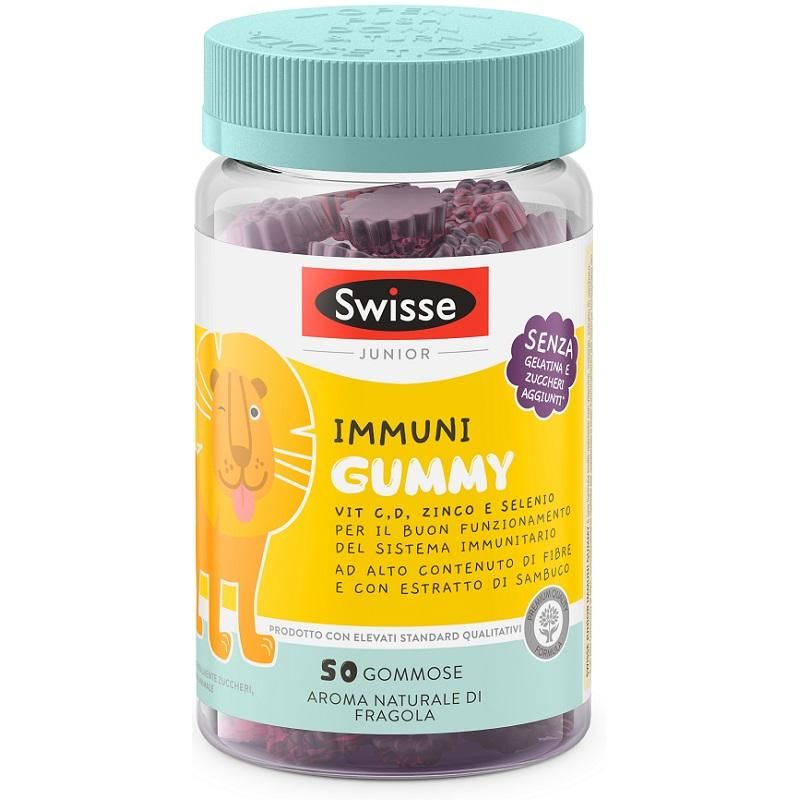 Swisse Junior - Gummy per il Supporto Immunitario, 50 Gommose