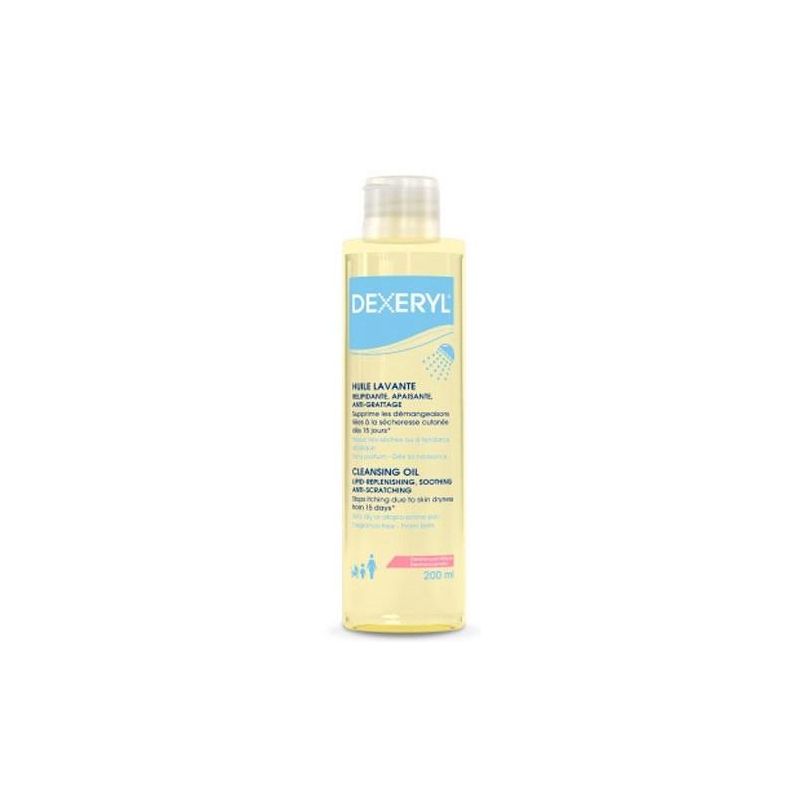 Dexeryl Olio Detergente Multifunzione per Corpo e Viso, 200ml