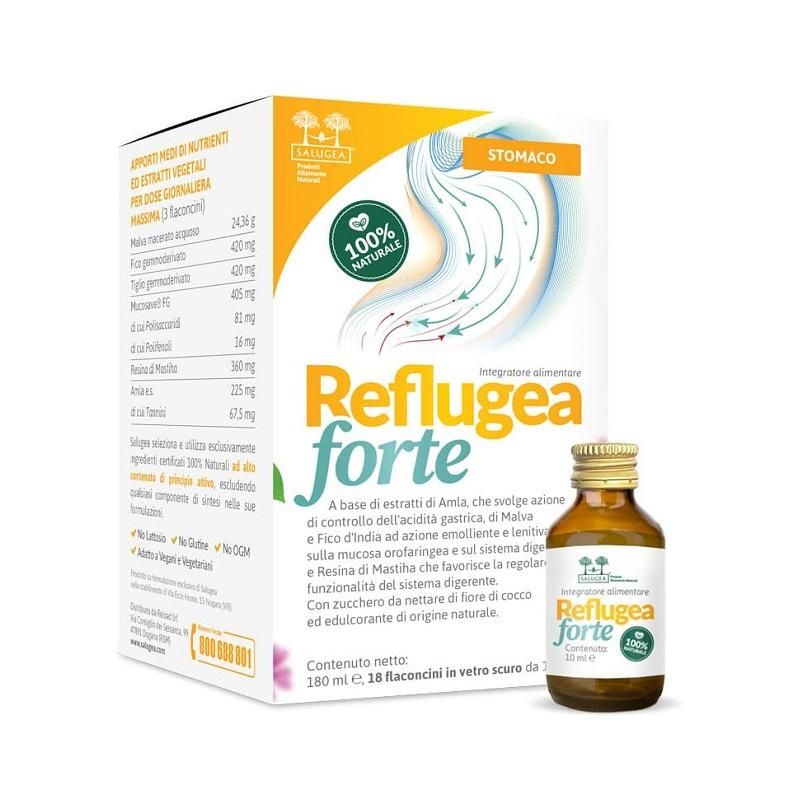 Salugea Reflugea Forte - Flaconcini da 10ml - Confezione da 18 Pezzi