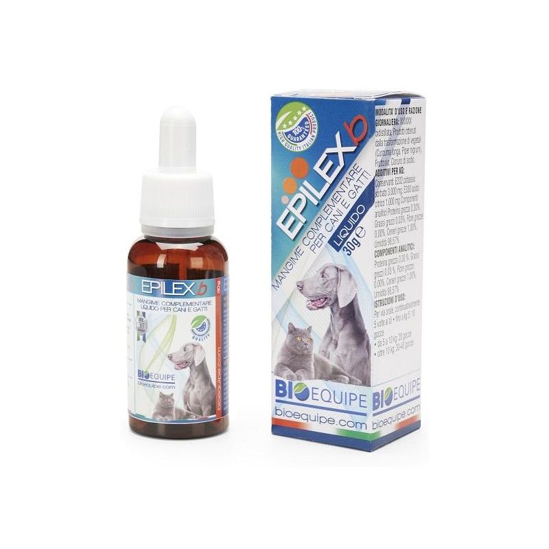Epilexb Calmante Liquido per Cani e Gatti - Mangime Complementare - 30ml