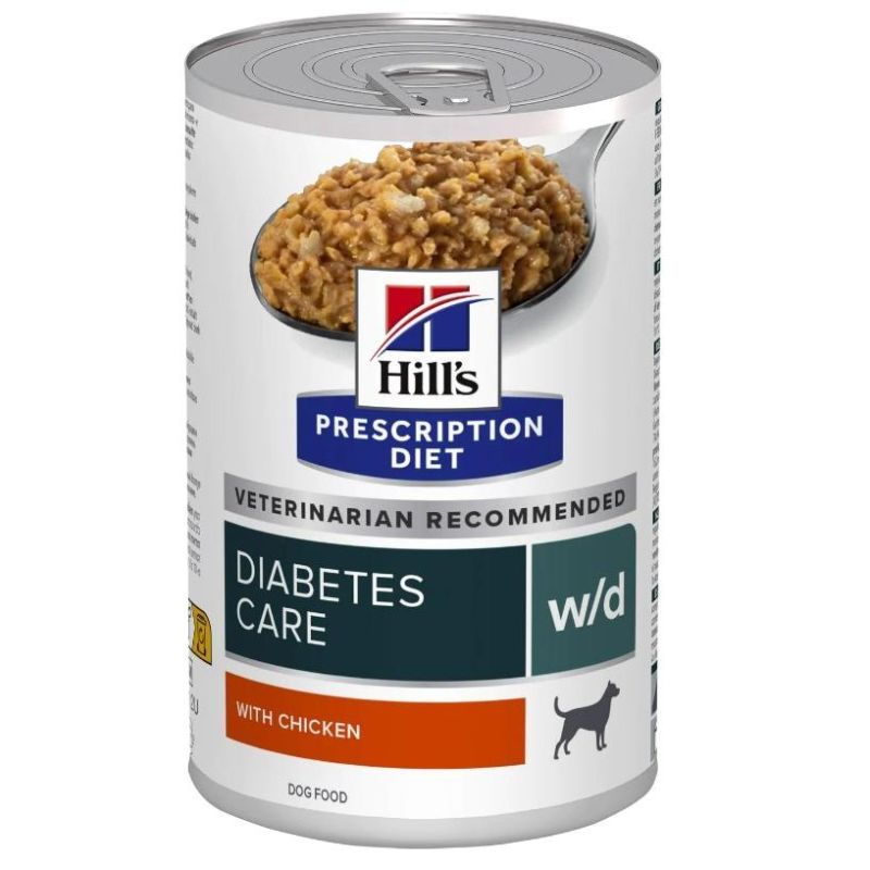 Hill's Prescription Diet W/D - Cibo Umido per Cani Diabetici con Pollo - 370g