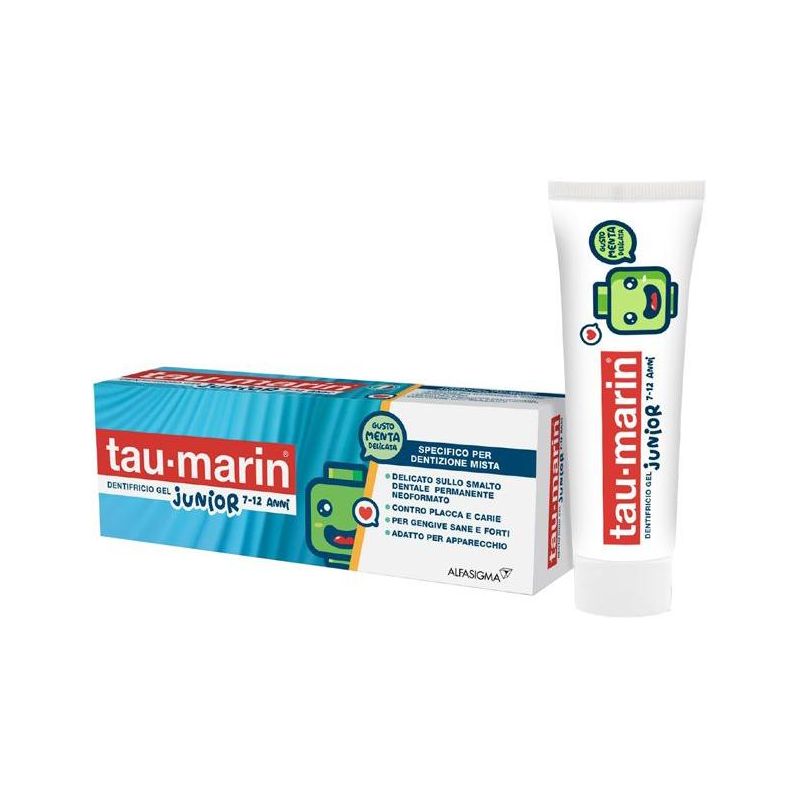 Taumarin Dentifricio Gel Junior 7-12 Anni 50ml