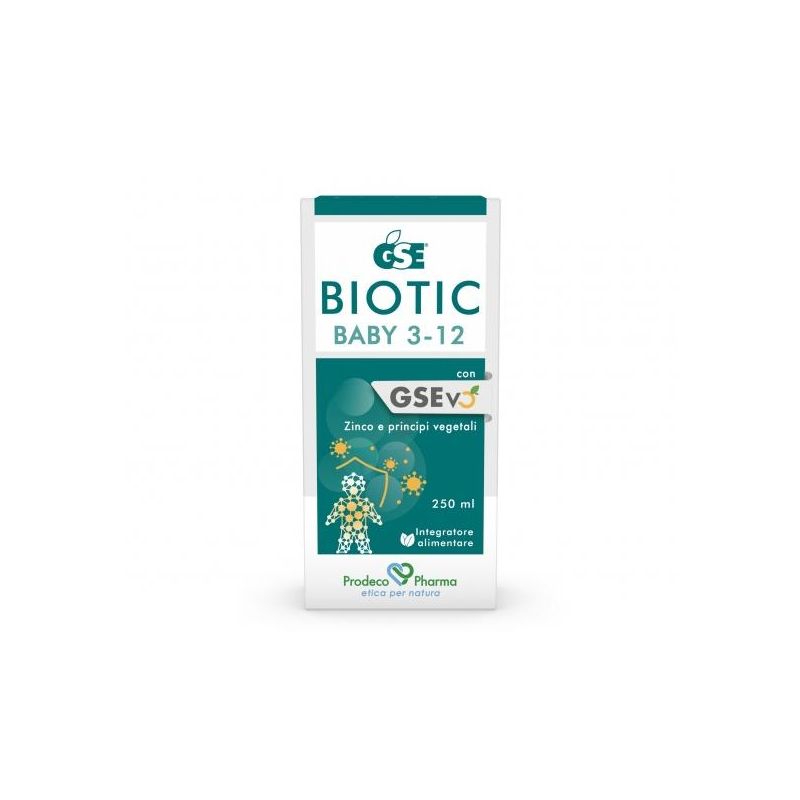GSE Biotic Baby Supplement per Bambini dai 3-12 Mesi - 250ml