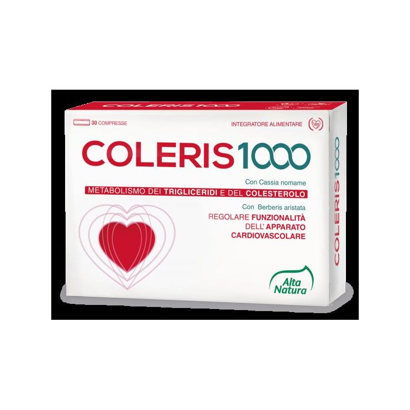 Coleris1000 - Integratore Alimentare, Confezione da 30 Compresse