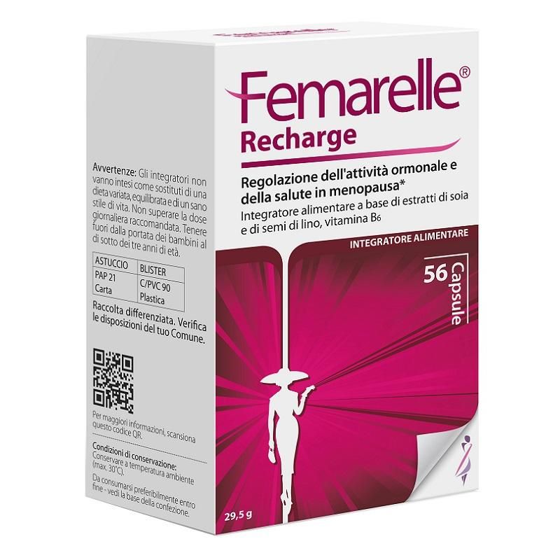 Femarelle Recharge Supplemento di salute femminile, 56 Capsule
