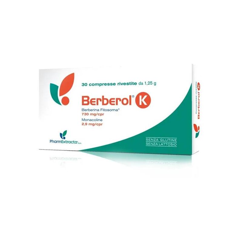 Berberol K - Integratore Naturale per il Controllo della Glicemia, 30 Compresse