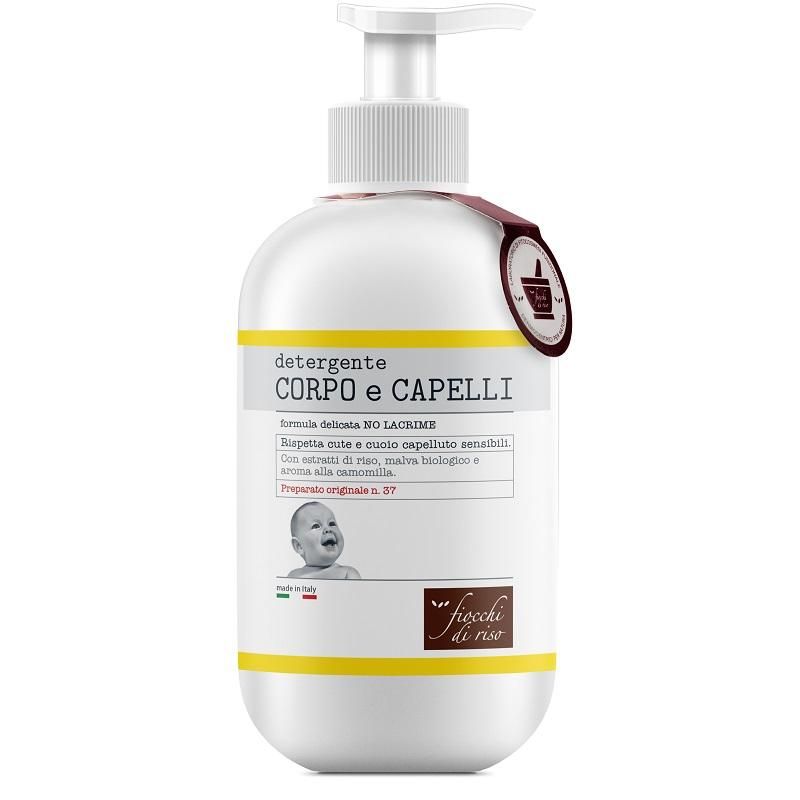 Detergente Corpo e Capelli a Base di Fiocchi di Riso - 400ml