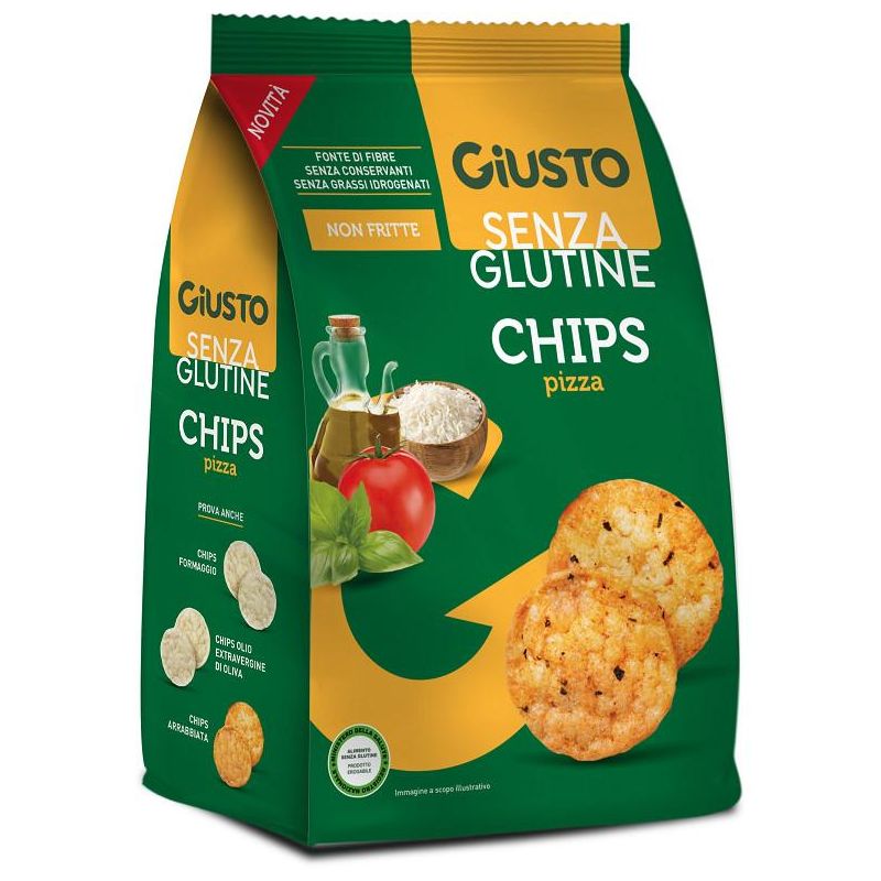 Giusto Chips alla Pizza Senza Glutine, 40g