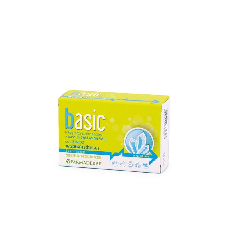 Farmaderbe Basic - Integratore Alimentare, 60 Compresse